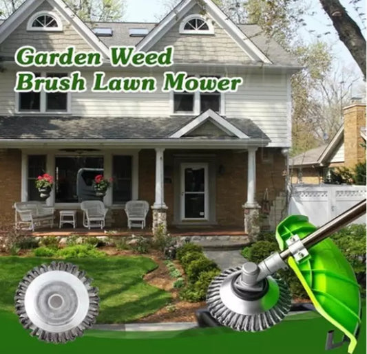 Unbreakable Corded Trimmer Blade Garden Weed Brush Mower Weed Eater Trimmer