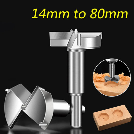 14mm To 80mm Professional Forstner Bit Hinge Hole Boring Cutter Wood Drill Bits