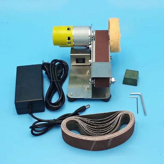 Mini Electric Belt Sander (with Buffing Wheels)