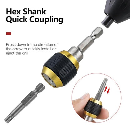 🔥Quick-release Hexagon Drill Bit Coupling