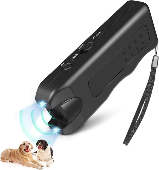 Handheld Bark Control Luminous Ultrasonic Dog Repeller